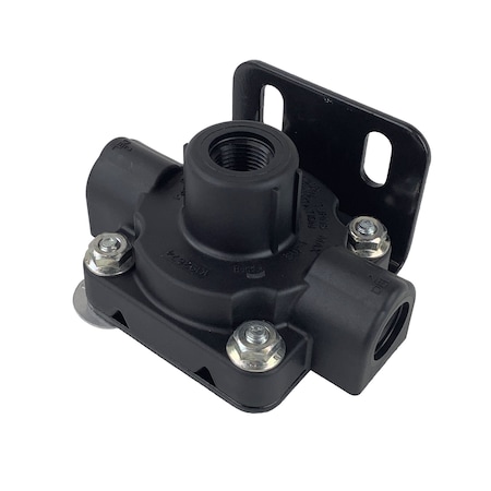 Bendix Valve, Quick Release, Brake, Qrn, 3/8 Supply, 3/8 Del, 1 Max, 0.34 X 0.75 Slots 802744